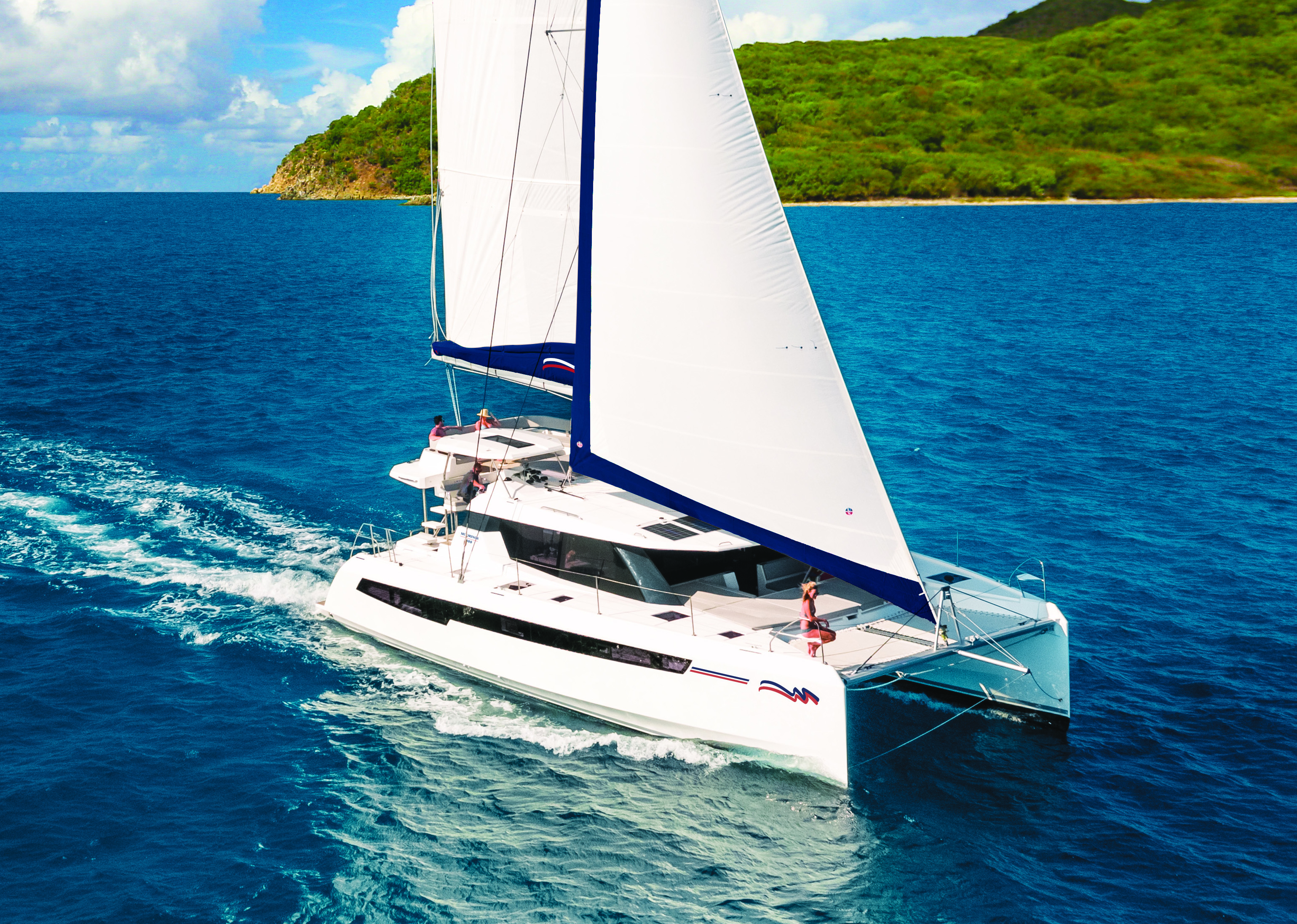 Crewed Yacht: Moorings Crewed 5000 - 5 Cabin Catamaran