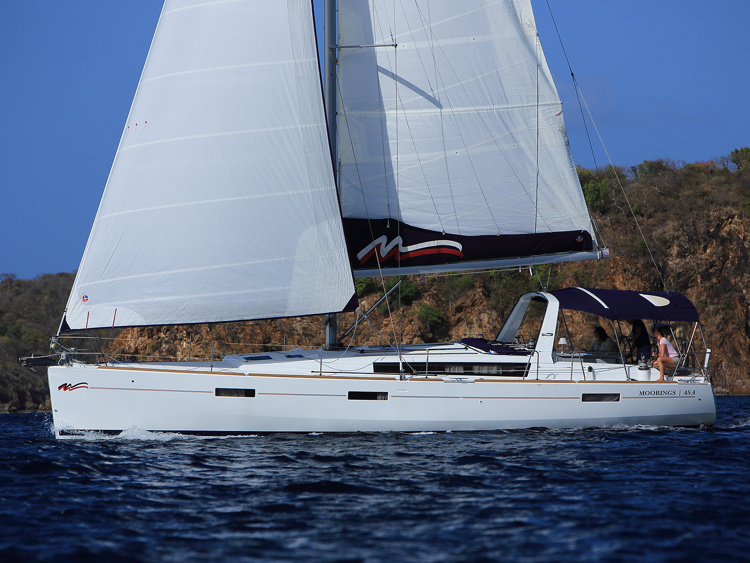 Sailing Monohull: Moorings 45.4 - 4 Cabin Monohull