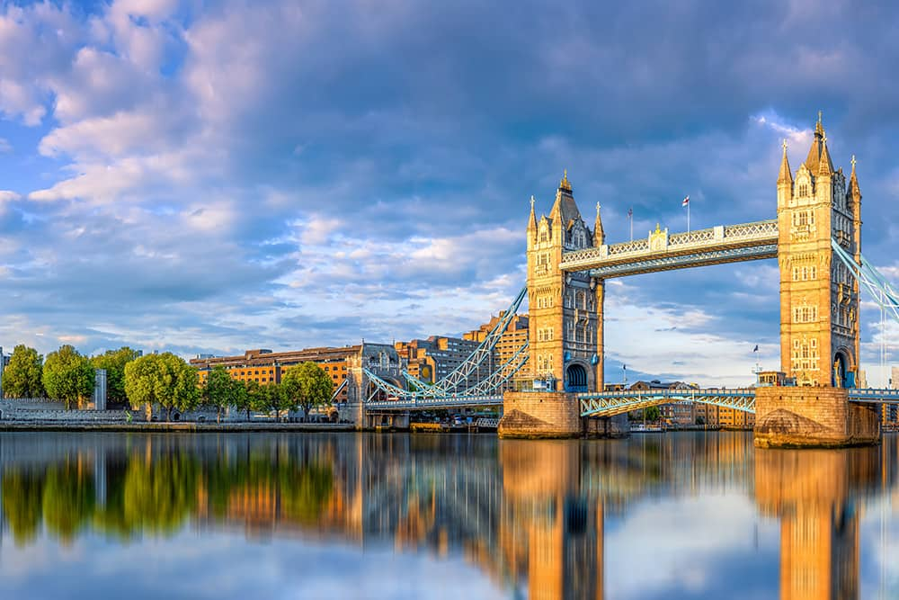 Tower bridge in London