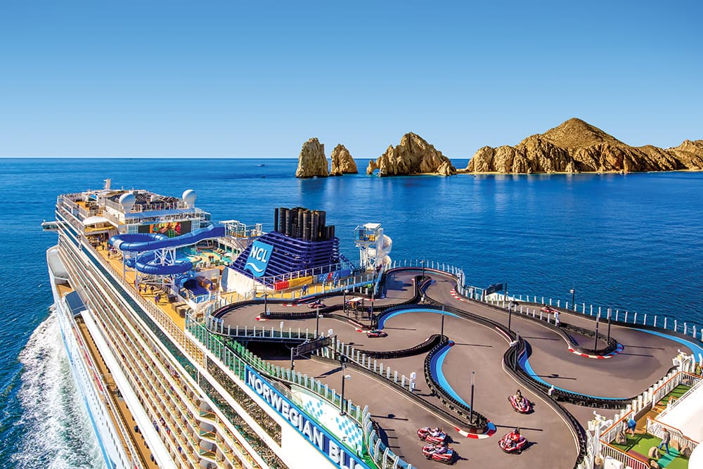 Norwegian Bliss near Cabo San Lucas