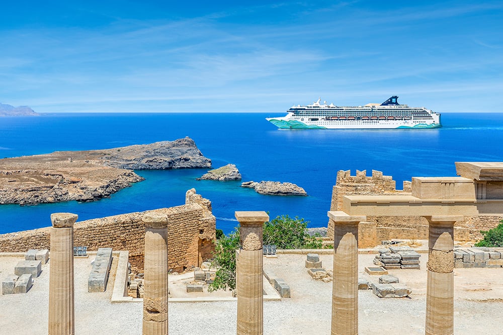 Norwegian Spirit in Rhodes, Greece