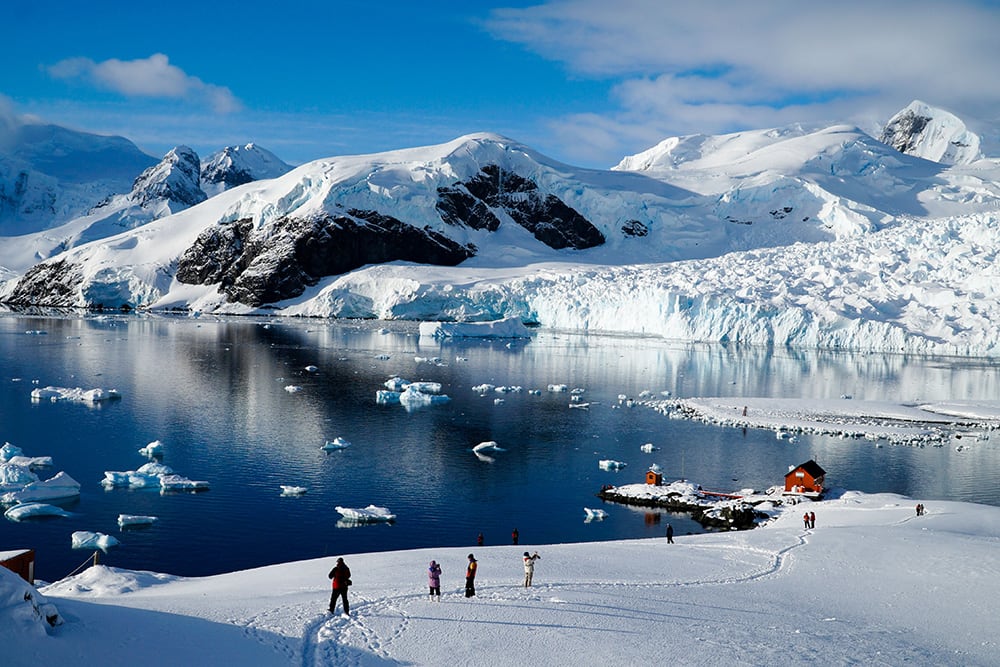 Antarctica landscape near Paradise Bay.