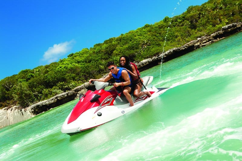 Ride a Wave Runner on Great Stirrup Cay, Norwegian's Private Island