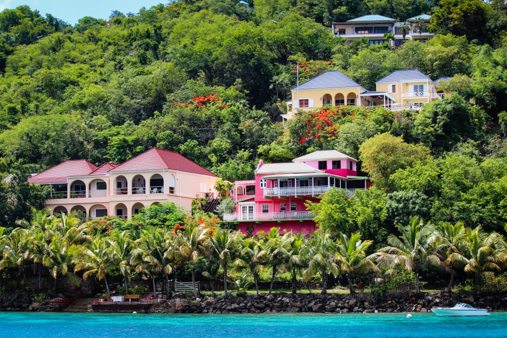 Colorful Houses in Tortola