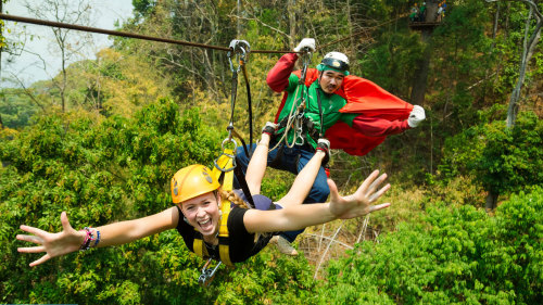 Treetop Eco-Adventure with Lunch by Tour East Thailand