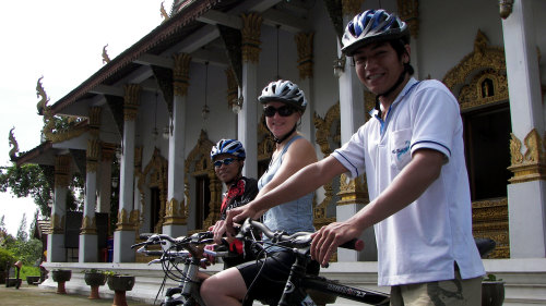 Ancient Lamphun Private Cycling Tour