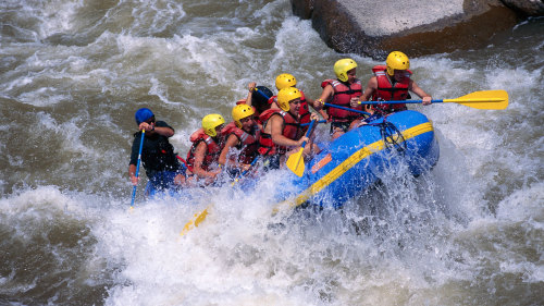 Overnight Whitewater Rafting Trip by River Valley