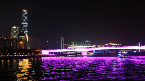 Moonlit Pearl River Cruise & Waterfront Stroll by Shanghai Han Tang Travel