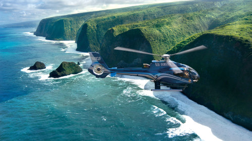 Valleys & Waterfalls Helicopter Tour by Blue Hawaiian Helicopters