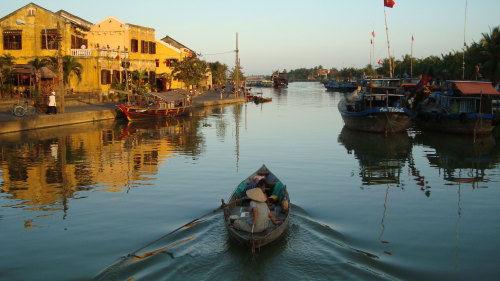 Private Thu Bon River Cruise to Craft Villages by Threeland Travel
