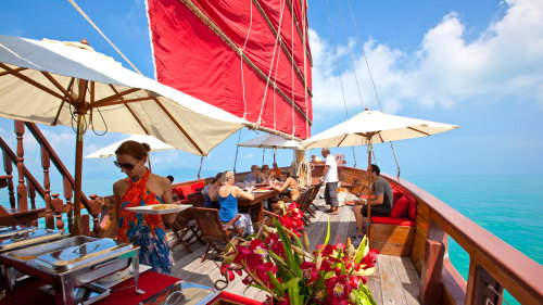 Red Baron Junk Sailing Tour with Transfers by Tour East Thailand