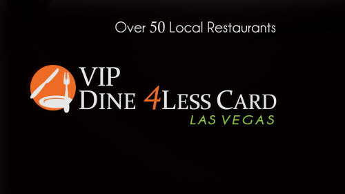 Vegas VIP Dine 4Less Card