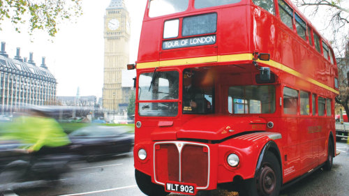 Vintage Double-Decker Bus Tour & River Thames Cruise by Premium Tours