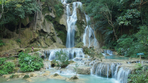 Kuang Si Waterfall & Local Villages Half-Day Tour