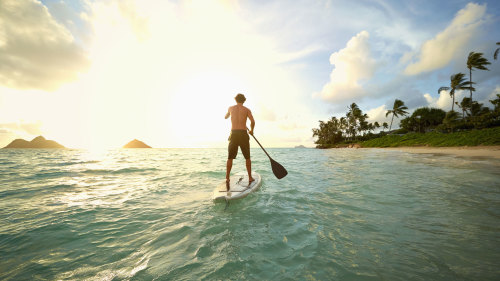 Waikiki Beach Stand Up Paddling Lesson