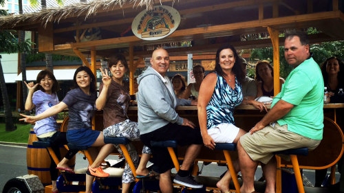 Waikiki Bar Party Bike Tour