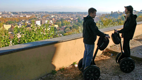 Trastevere Quarter Segway Tour with Lunch by Rome by Segway