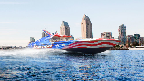 Whale Watching on Patriot Jet Boat by Flagship Cruises & Events