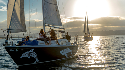 Private Sunset Sailboat Cruise for a Group by San Diego Sailing Tours