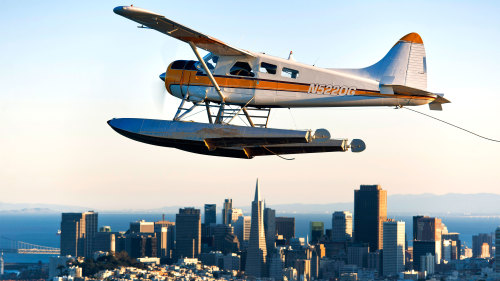 Evening Champagne Seaplane Flight by Seaplane Adventures