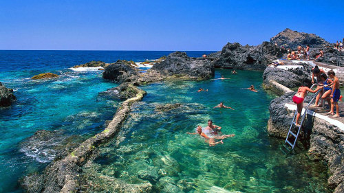 Natural Lava Swimming Pools & Tapas Full-Day Experience