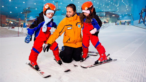 Ski or Snowboard Lesson at Ski Dubai