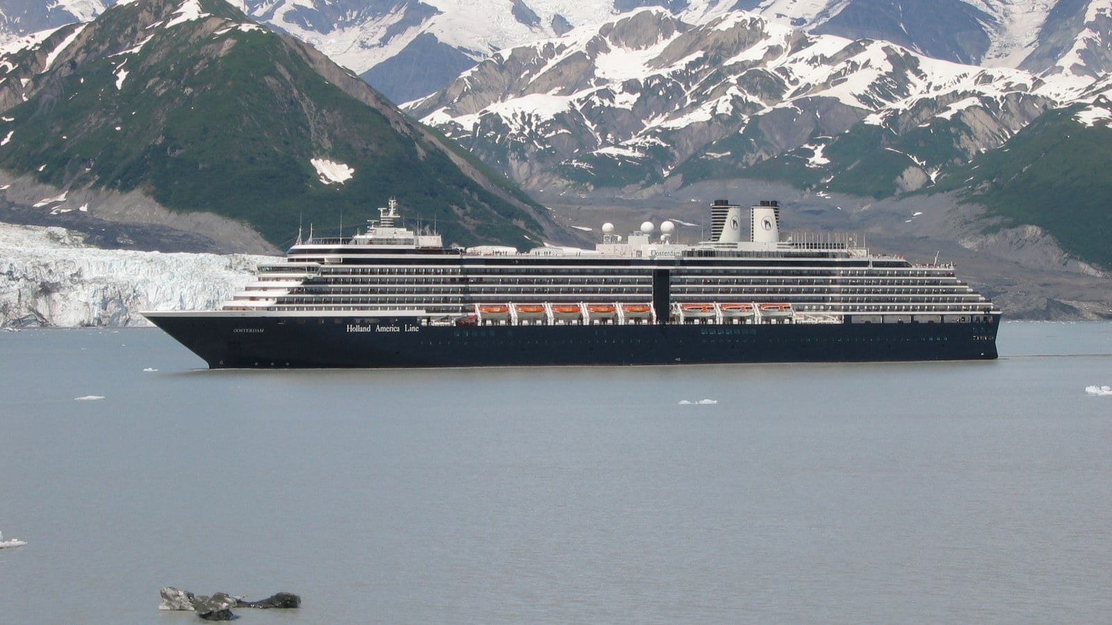 Holland America Line MS Oosterdam Scenic Antarctica Glacier Cruising