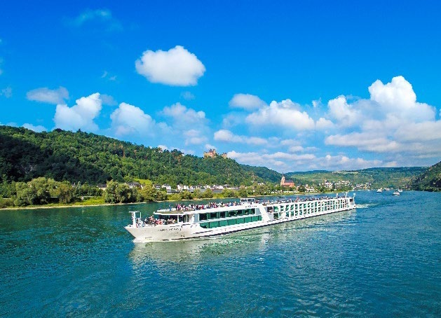Sleek Emerald river cruise Star-Ship on a scenic European river