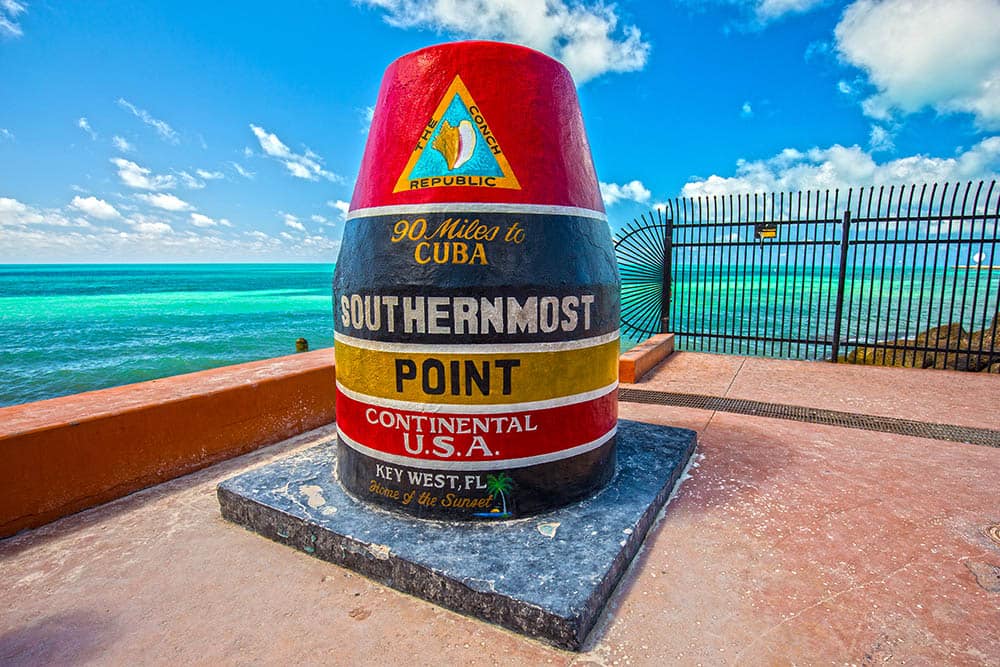 Key West Cruises: Sail from Miami or Tampa Southernmost Point, Key West