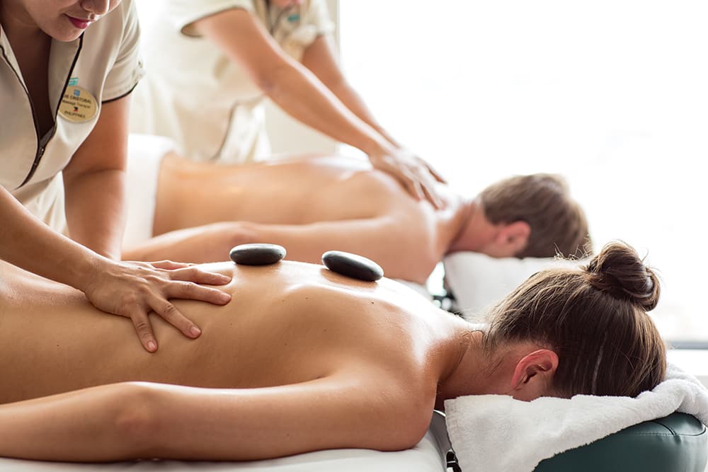 Hot-stone massage Hot-stone massage