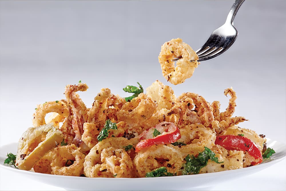 Calamari at Ocean Blue Calamari at Ocean Blue