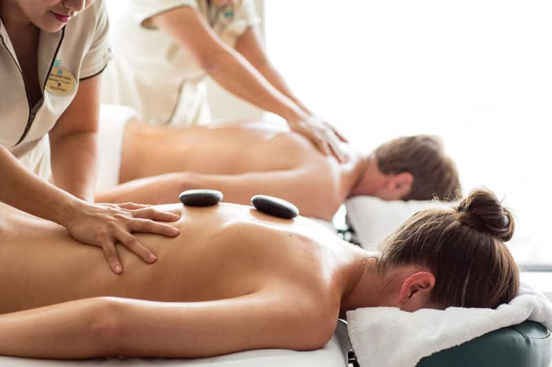 Enjoy a Couple's Massage on board at Mandara Spa