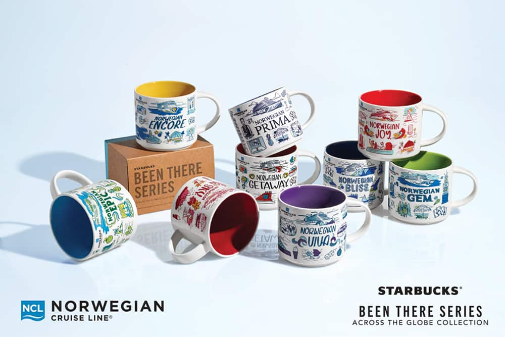 Starbucks Introduces Been There Series Mugs on Norwegian Cruise Line