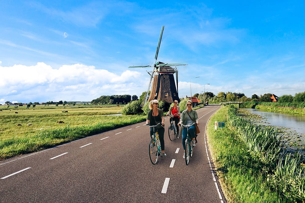 Bike Ride Near Maasland, Holland