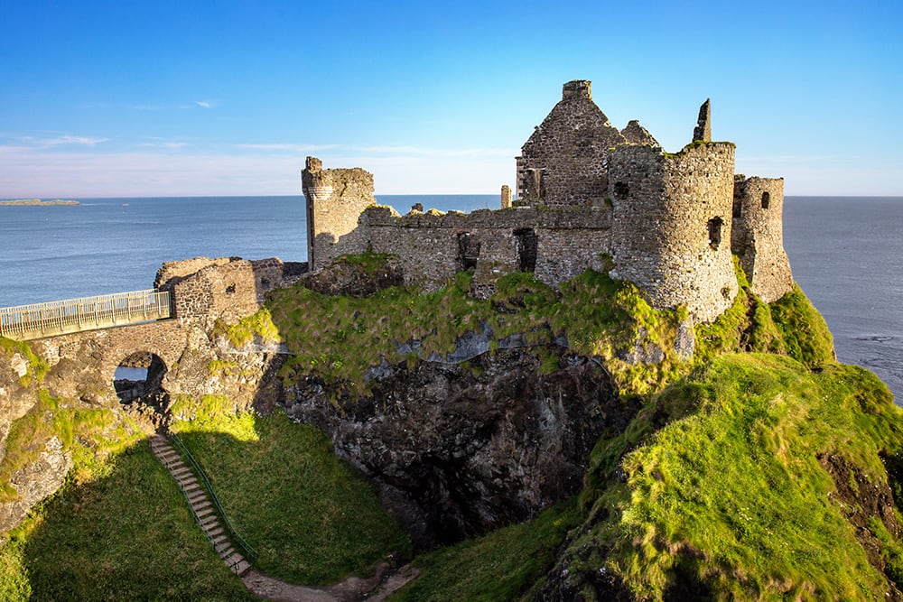 Dunluce Castle in Northern Ireland