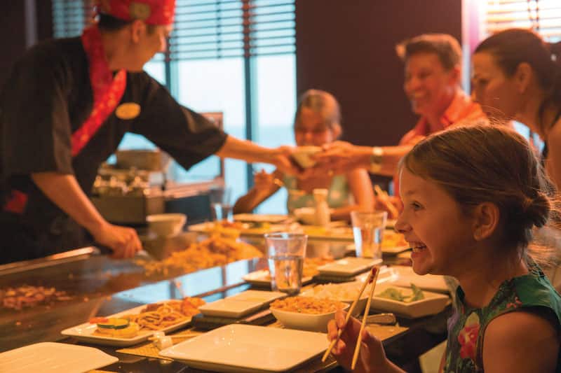 Family Dinner on Norwegian Getaway Family Dinner on Norwegian Getaway