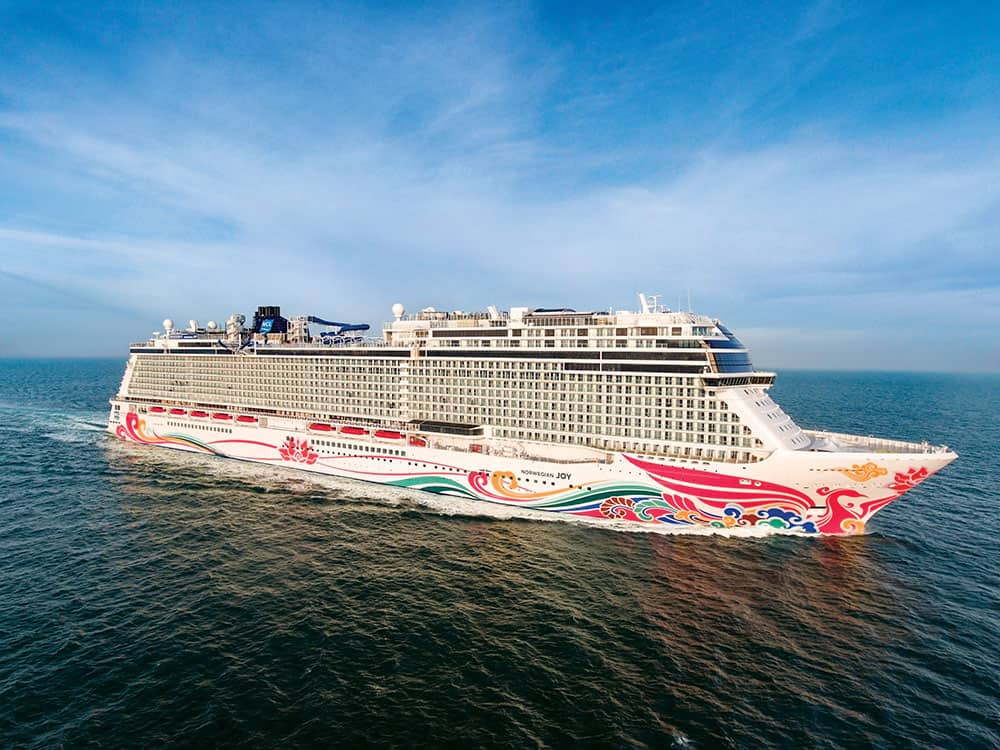 Norwegian Joy West Coast Itineraries