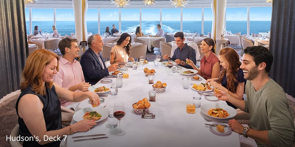 Hudson's Main Dining Room on Norwegian Viva