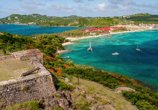 Sandals Grande St Lucian fort view above