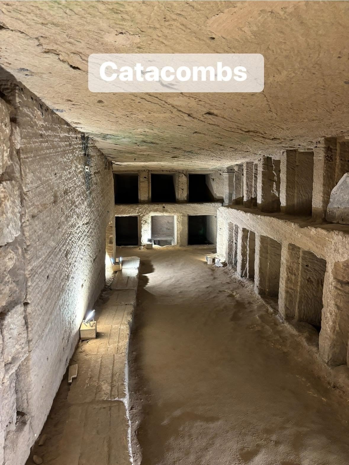 Subterranean Catacombs of Kom El Shoqafa in Alexandria, Egypt