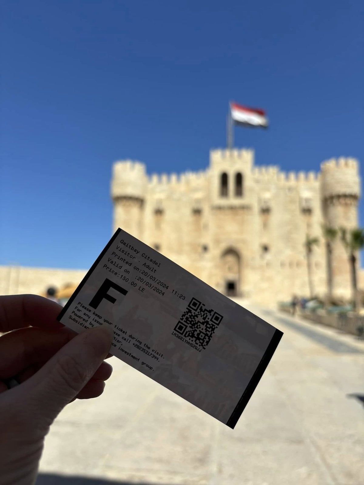 15th-century Qaitbay Citadel on the Mediterranean coast in Alexandria