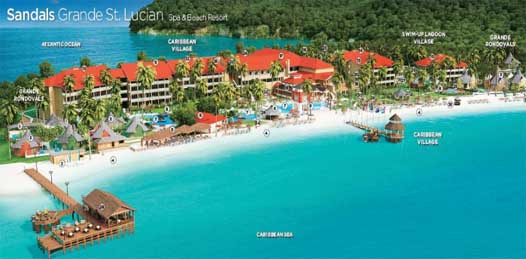 best sandals resort for honeymoon