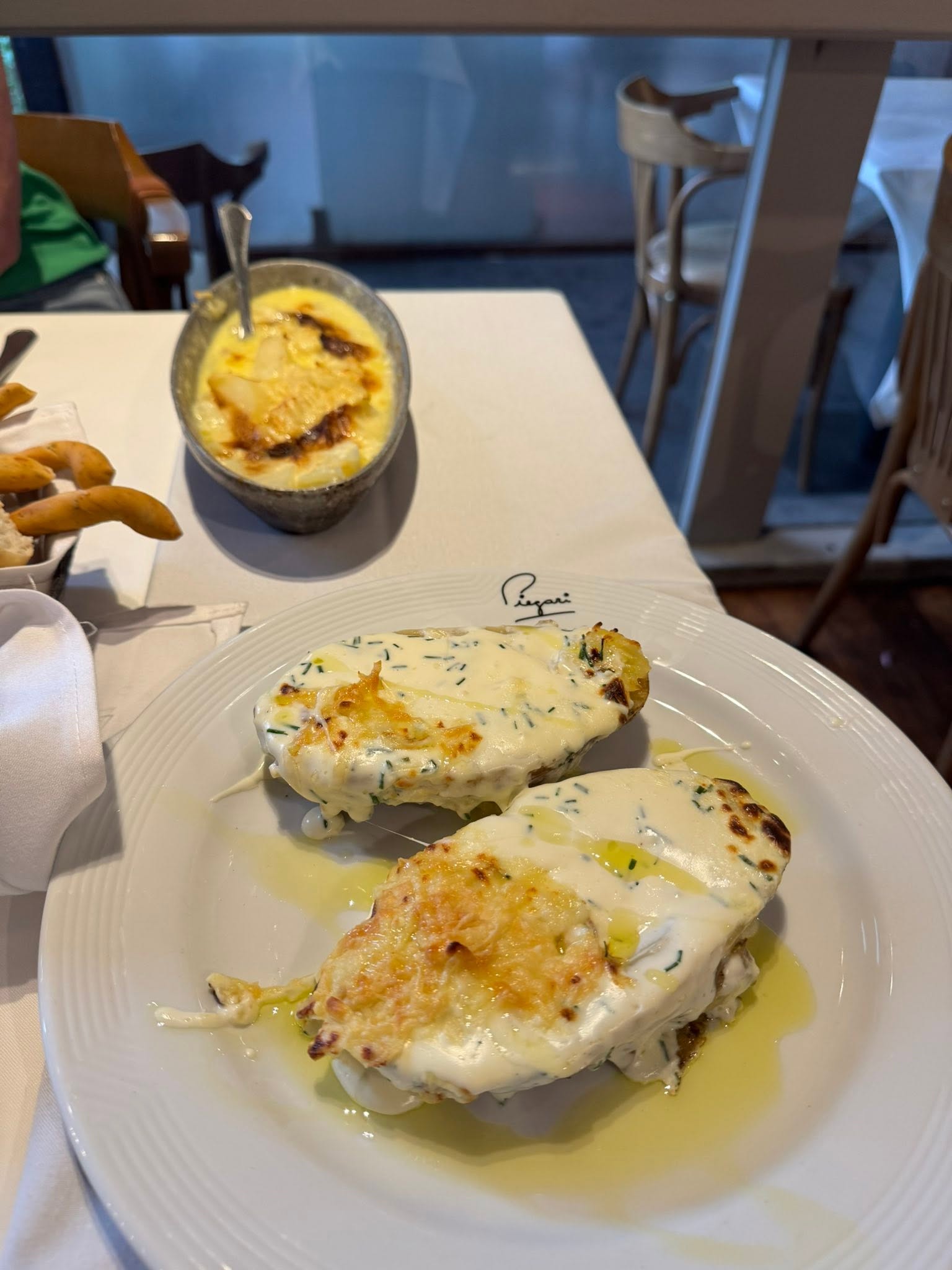 Gourmet Argentine steak dinner at Piegari restaurant