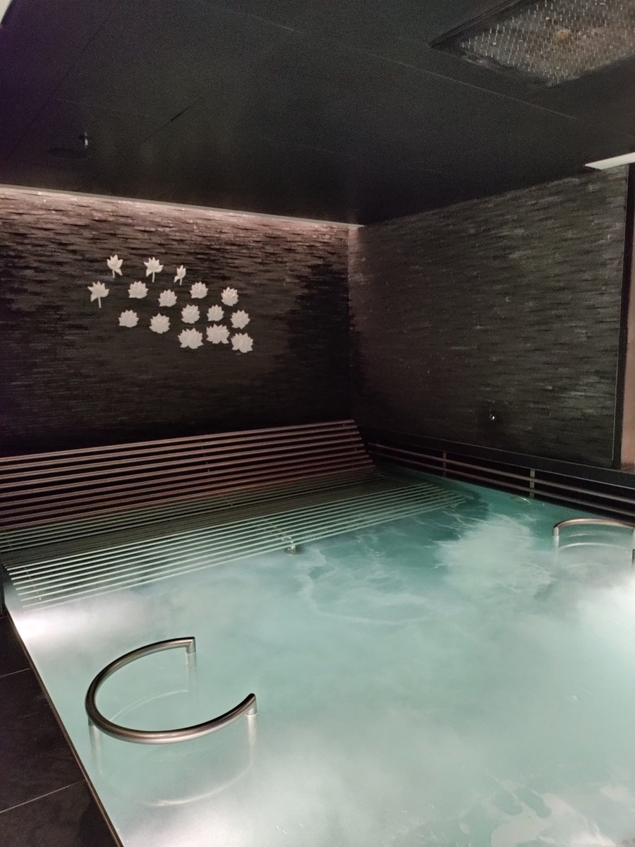 The Enclave hydrotherapy pool at Lotus Spa