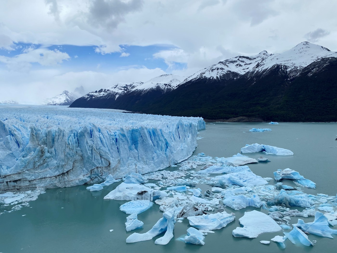 Perito Moreno Glacier front ice wall