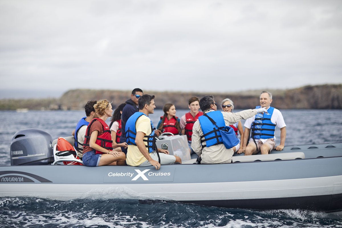 Guests snorkeling and participating in sea excursions from Celebrity Flora