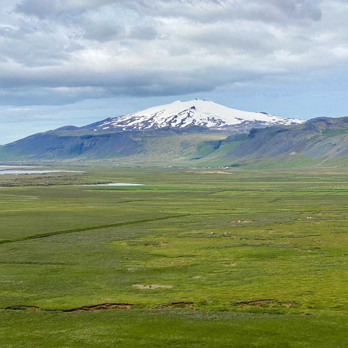 Dramatic mountain cliffs and coastal roads on the Snaefellsnes Peninsula in West Iceland