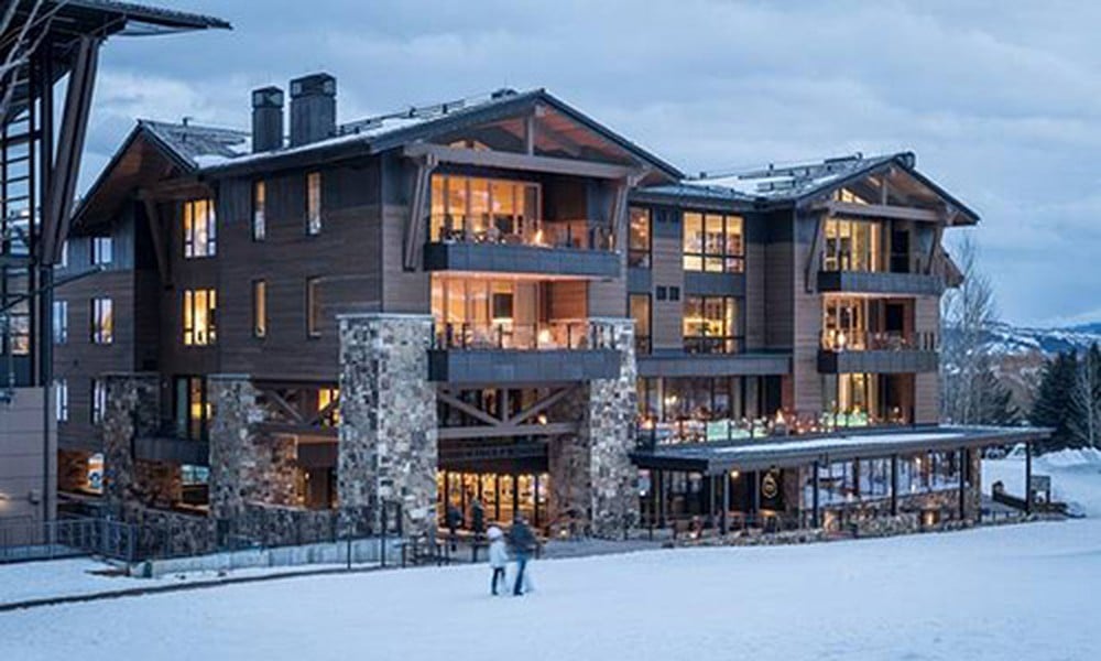 Caldera House luxury alpine chalet in Teton Village
