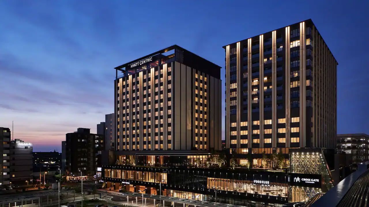 The Ritz-Carlton Kyoto luxury hotel along the Kamogawa River