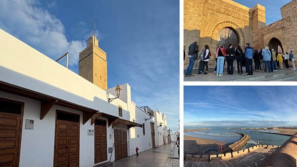 Kasbah of the Udayas blue-and-white alleys and ocean overlook in Rabat